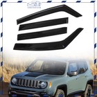Window Vent Visor For 2015-2020 Jeep Renegade Sun Rain Guard Wind Deflector (For: Jeep Renegade)