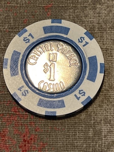 Crystal Palace $1.00 casino chip Nassau, Bahamas.