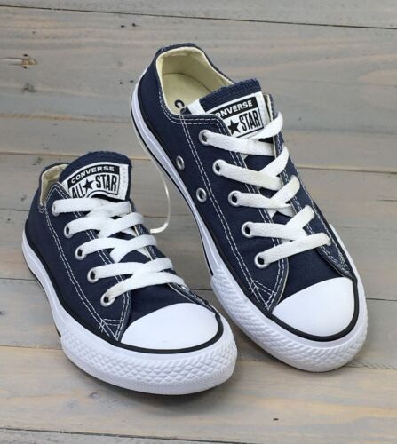 Converse All Star Lo Shoes Youth Size 13 Navy Blue Sneakers 3J237 
