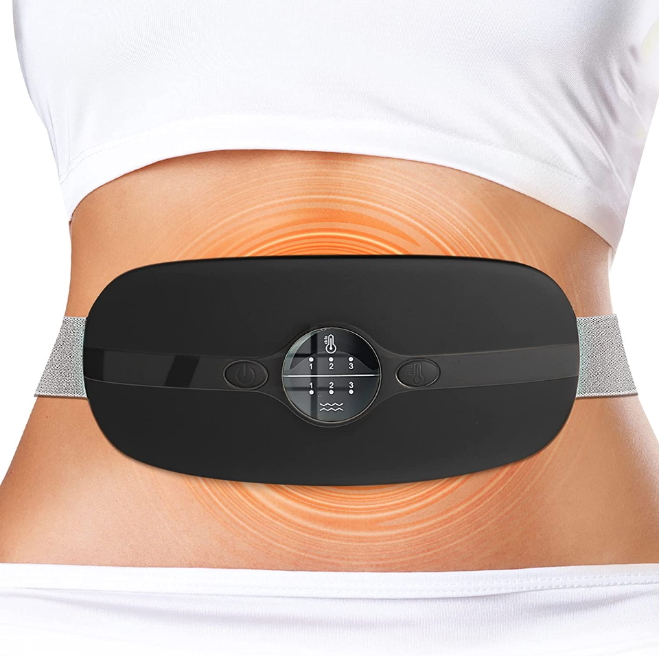 Portable Cordless Heating Pad, Menstrual Heating Pad with 3 Heat Levels