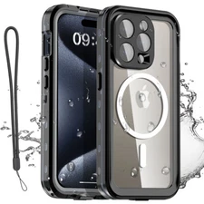 Waterproof Case Fr iPhone 15 Pro Max Cover Life Shockproof with Screen Protector
