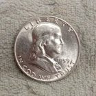SILVER 1959 P  FRANKLIN HALF DOLLAR TP-3374