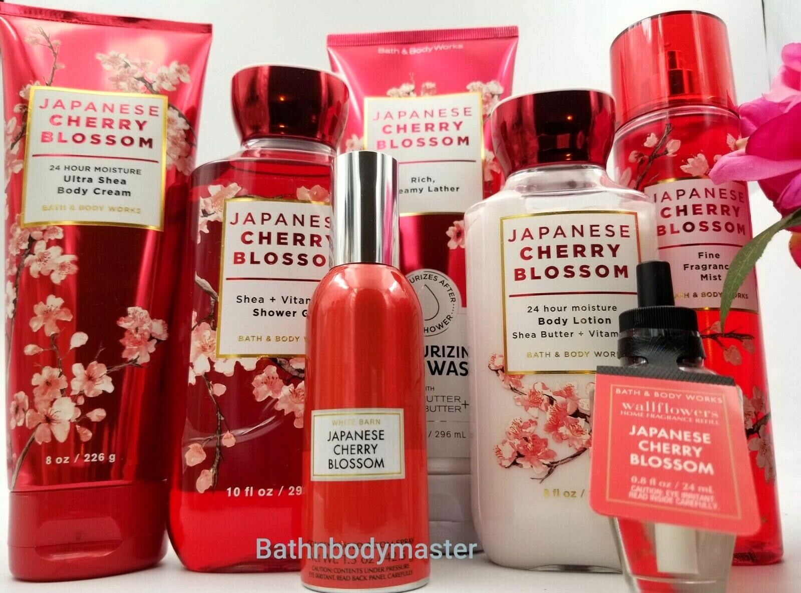 Bath and Body Works JAPANESE CHERRY BLOSSOM Body Cream Lotion Mist Bath *CHOOSE*