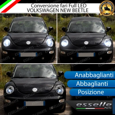 ELM CONVERSIONE FARI FULL LED VW NEW BEETLE FINO AL 06/2005 6000K LED CANBUS 6000K