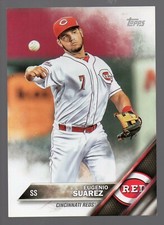 EUGENIO SUAREZ CINCINNATI REDS OVERSIZED 2016 TOPPS BASEBALL CARD PHOTO