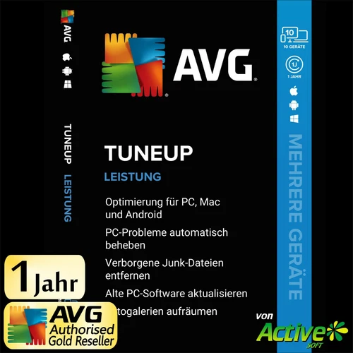 AVG TuneUp 2025 10 Geräte 1 Jahr | Mehrere Geräte  | TuneUp UNBEGRENZTE DE