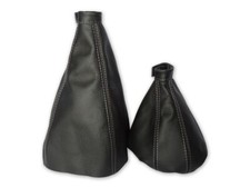 Schaltsack Handbremsabdeckung Fur Alfa Romeo GTV Spider FL Leder Naht Grau