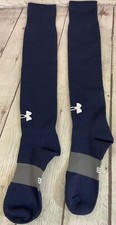 Under Armour Performance Baseball Soccer Navy Socks L Large