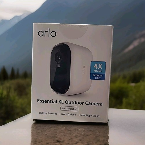 Arlo Essential XL Outdoor Camera HD (2nd Generation) - Wireless 1080p Security S
