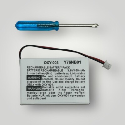 Game Boy Micro 460 mAh Replacement Battery GBM OXY-003 OXY-001 WHITE