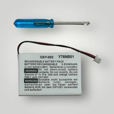 TSCO Game Boy Micro 460 mAh Replacement Battery GBM OXY-003 OXY-001 WHITE