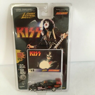 Kiss Kizz Paul Stanley Racing Dreams Race Car Vtg 1997 NEW Bonus Card #22 RARE