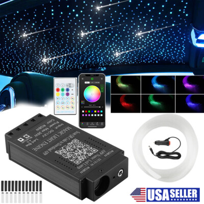 600x Car Headliner Twinkle Shooting Stars Light Roof Ceiling  Fiber Optic Lights
