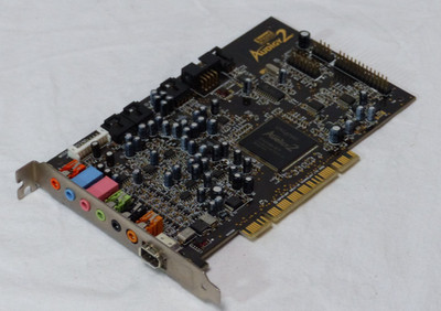SOUND BLASTER AUDIGY 2 PCI SOUND CARD SB0240 7.1 VINTAGE FIREWIRE SB0240
