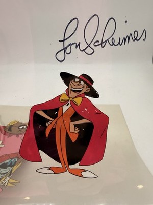 Fat Albert Brown Hornet Animation Cel Signed Lou Scheimer