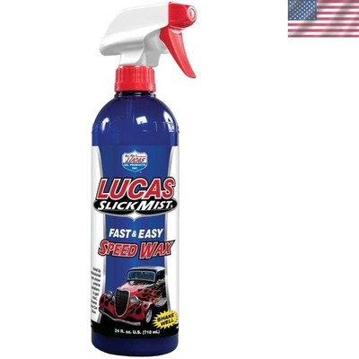 Lucas 24 Ounce Speed Wax - Quick Shine Solution for Trucks, Boats, and Airplanes