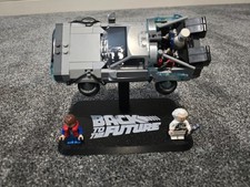 ⚡3D Printed Display Stand for LEGO Speed Champions Delorean – Back to the Future