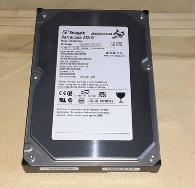 AKAI Z4 Z8 40GB HDD ATAPI IDE 40pin Seagate ST340016A getestet