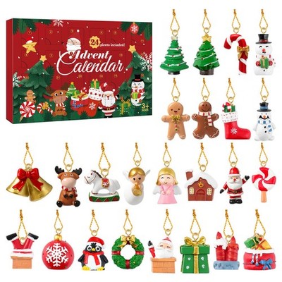 Hängender Adventskalender Jungen Mini-Weihnachtsschmuck Countdown-Kalender