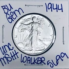 1944 BU UNCIRCULATED WALKING LIBERTY SILVER HALF DOLLAR AUTHENTIC U.S. MINT 5699