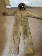 Carhartt Brown Arctic Insulated Hooded Work Coveralls Mens Size 42T