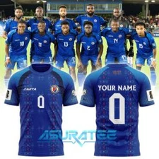 HOT!!Haitian Football Federation 2026 World Cup T-Shirt 3D