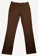 Class/Club Boys' Modern Fit Brown Adjustable Waist Pants Size 14 NWT