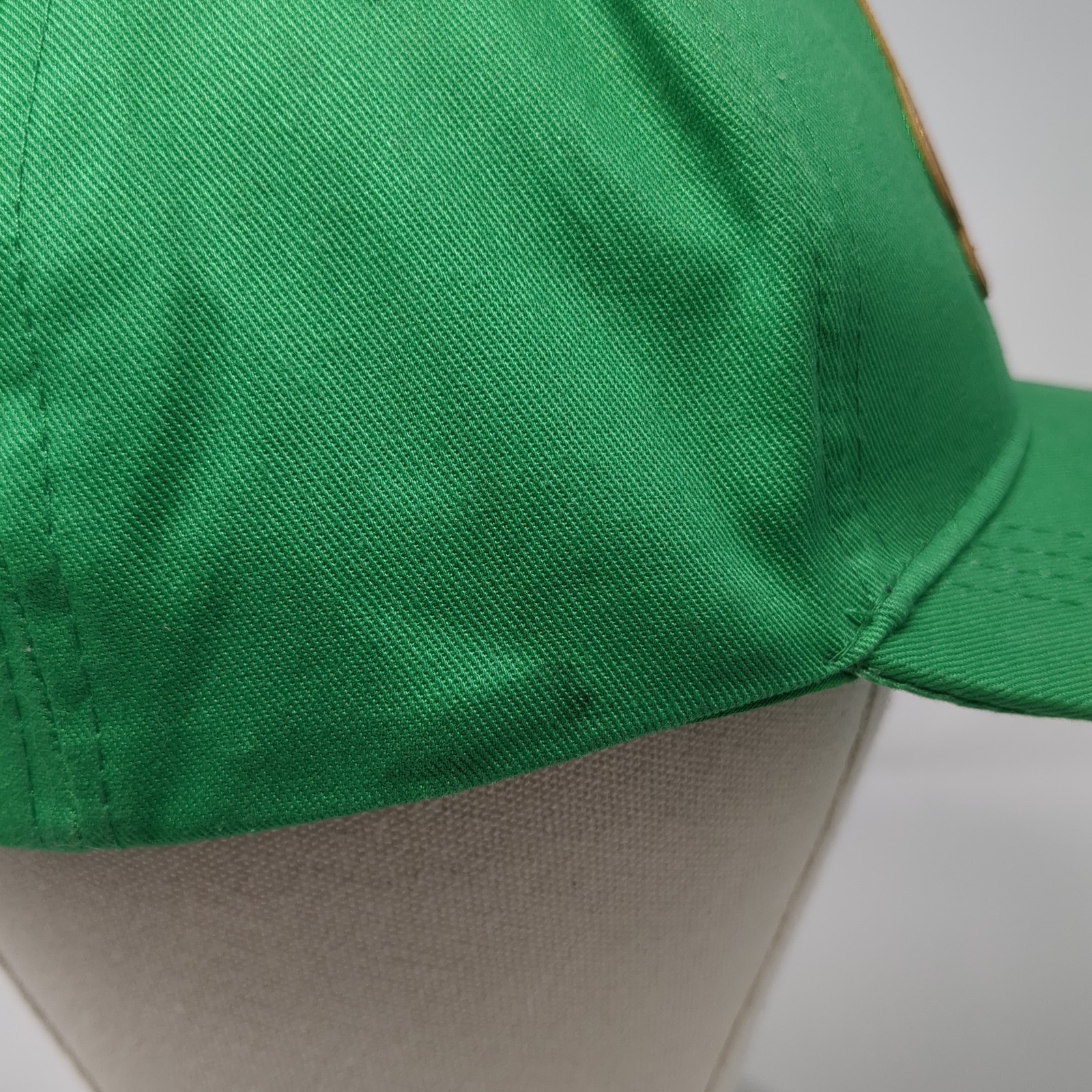 Dublin 2023 Leather Patch Snapback Hat Solid Gree… - image 5