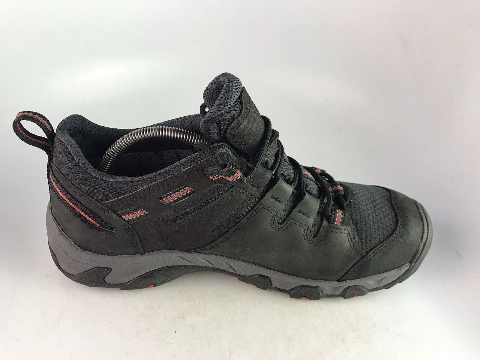 Scarpe da trekking Keen Steens impermeabili nere da uomo taglia 10 US (mancano le solette)