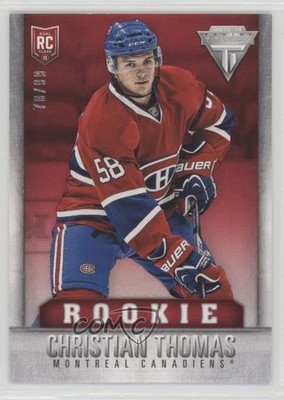 2013-14 Panini Titanium Rookie Retail Red 70/99 Christian Thomas #137 1e15