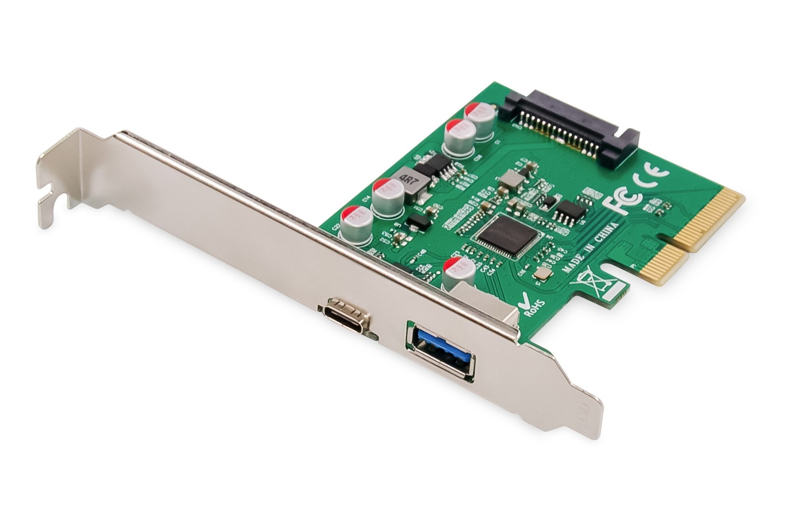 Digitus Scheda Pcie, Usb Type-C™ + Usb-A, Scheda Controller - Immagine 2