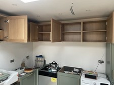 Oak Effect Kitchen Wall Units Brand New Wren Collection