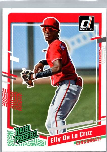 2023 Elly De La Cruz Donruss Rated Prospect #57 RC Cincinnati Reds