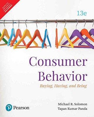 Consumer Behavior, 13th edition, Amy Solomon