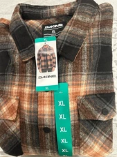 Mens Dakine Lined Shirt Jacket, size XL, NWT