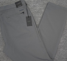 129 NWT Bonobos Golf Pants 38x32 Slim Ash Grey Performance Grip Waist-NEW