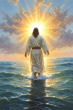 Jesus Diamond Art Kits for Adults,Sea 5D Diamond Painting Kits for Beginner,D...