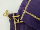 Crown Royal Purple Velvet Drawstring Bags with Gold Trim Lot of 3 — photo 3