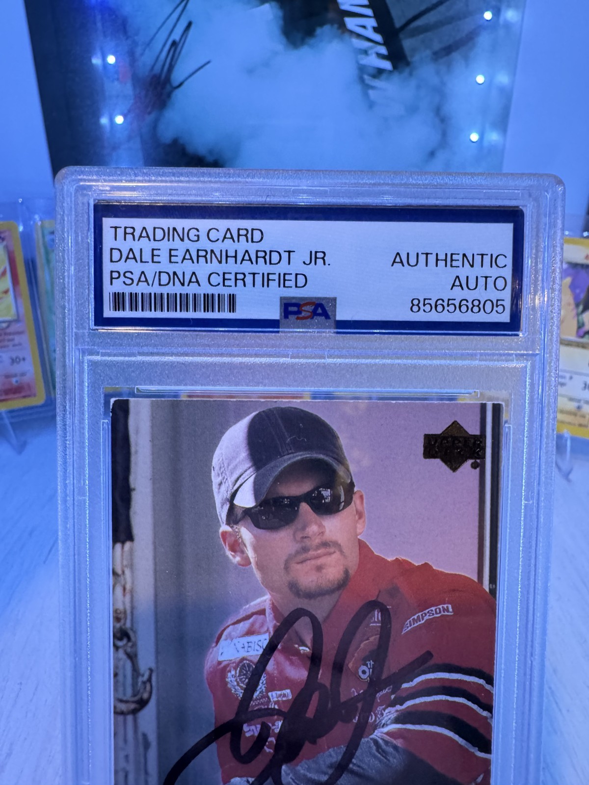 Dale Earnhardt Jr. Signed 2000 Upper Deck Victory Circle #37 RC (PSA/DNA Auth.) view 3