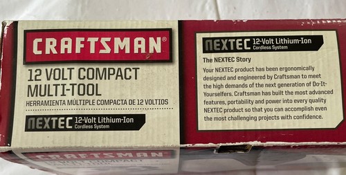 CRAFTSMAN NEXTEC Compact Multi-Tool 12V Kit w/ Extra Accessories - Picture 9 of 11