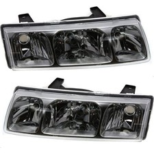 Headlights Headlamps Left Right Pair Set New For 02-04 Saturn Vue Headlights Headlamps Left Right Pair Set New For 02-04 Saturn Vue