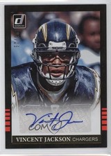 2015 Donruss Throwback Rookies 1985 Signatures 5/25 Vincent Jackson #8 Auto 0g4