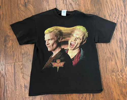 Buffy The Vampire Slayer Spike 90s TV Series Graphic T-Shirt