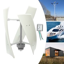Vertical Axis Wind Turbine Generator 12V/24V ...