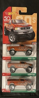 3x Hot Wheels 50th Anniversary New Target - 00s FORD F-150 9/10 1968-2017 Lot