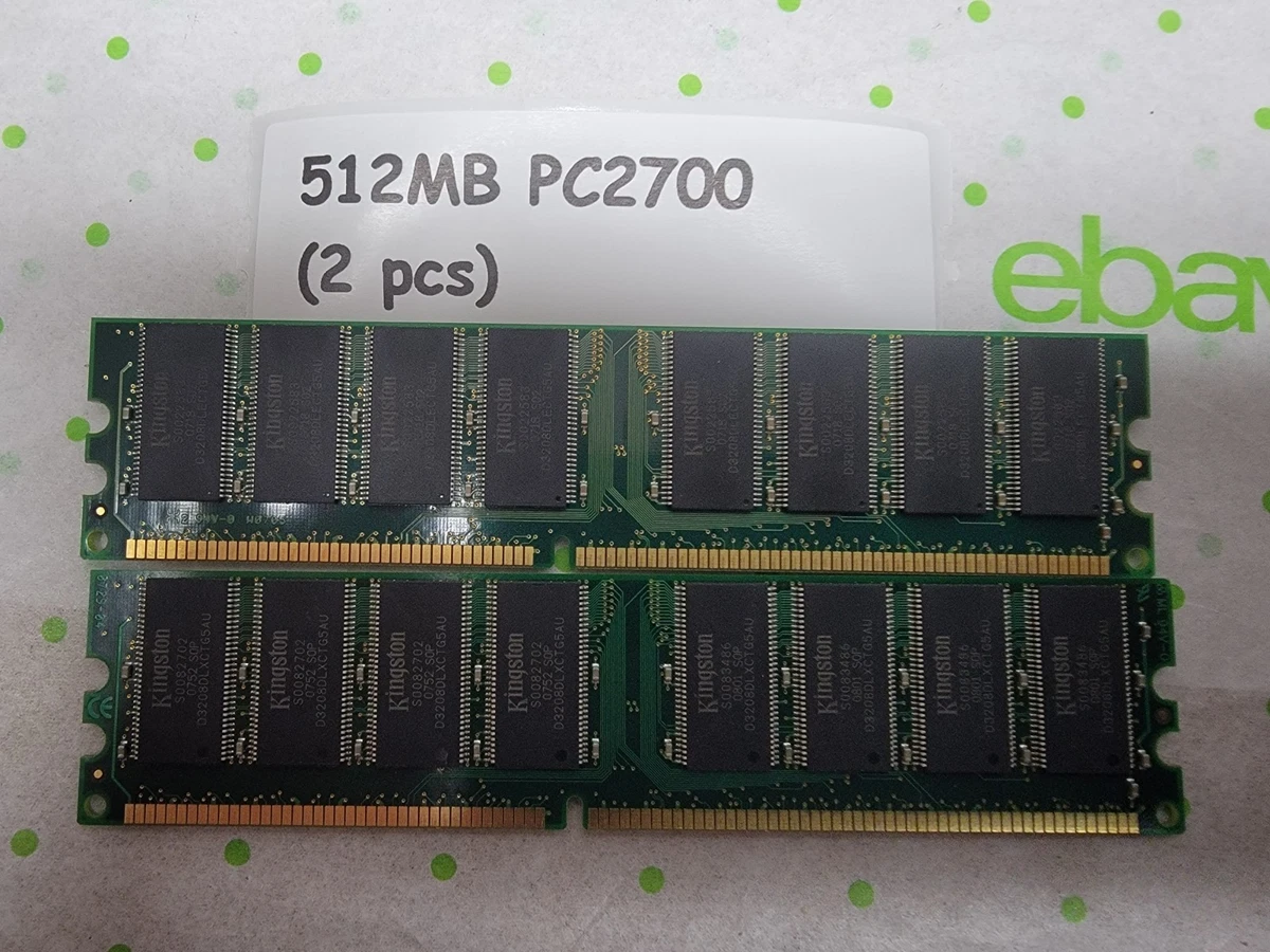 DDR1 SDRAM PC2700 DDR-333 Computer RAM for sale | eBay