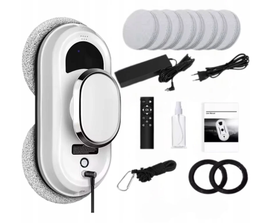 Fensterreiniger Fensterputzroboter Glas Fenstersauger Automatischer Roboter DE - Bild 4 von 4