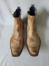 Mark Nason Slip On Rockstar Dress Ankle Boots  Size 8 Mens