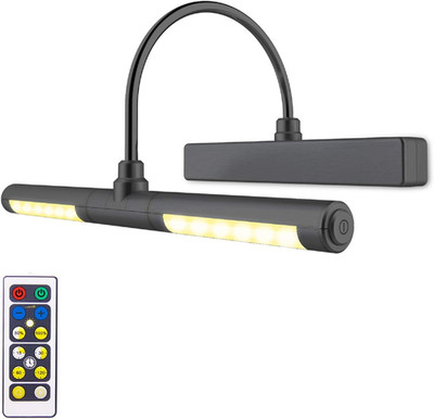 Wireless Picture Light Battery Operated, Remote Control Painting Light with Rota