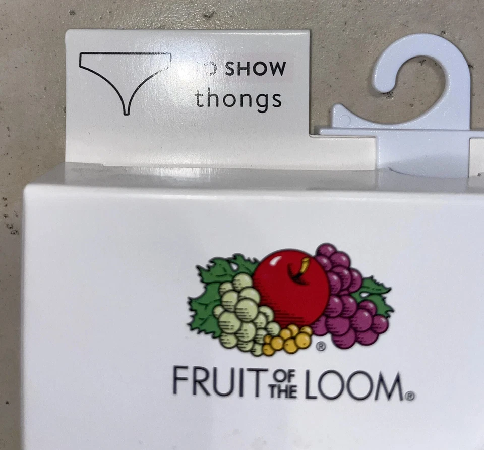 NUEVO EN CAJA Mujer Fruit Of The Loom 3 Pares Tanga Bragas No Show Panty Talla XL 8 Foto 4 de 4